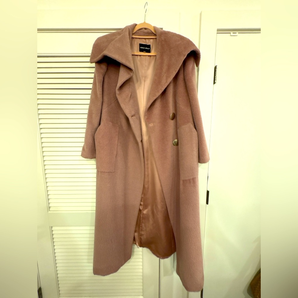Vintage Armani Blush Teddy Jacket